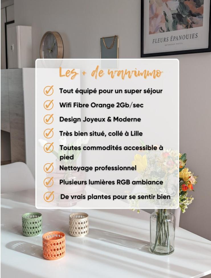 Apartmán Le Design *Vieux Lille*Parking Gratuit*Fibre La Madeleine  Exteriér fotografie